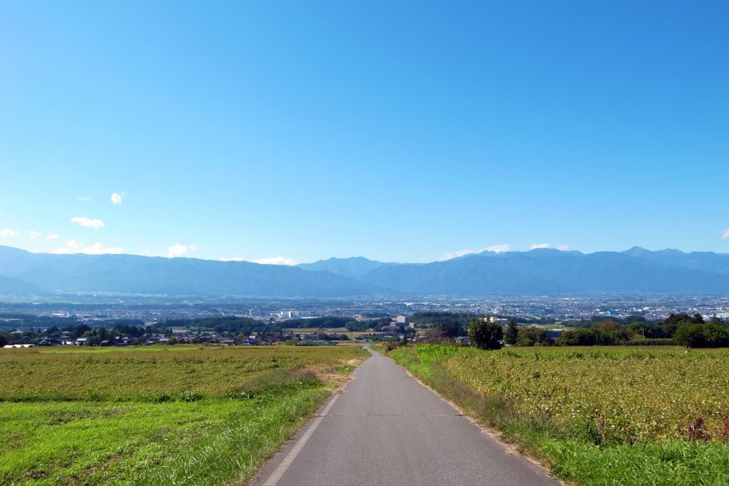 田舎の風景の様子