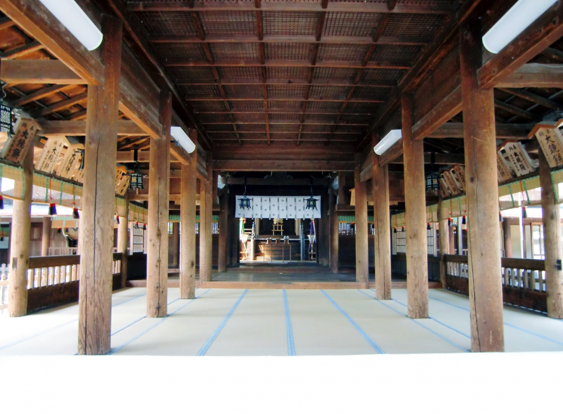 稲沢市の神社の様子