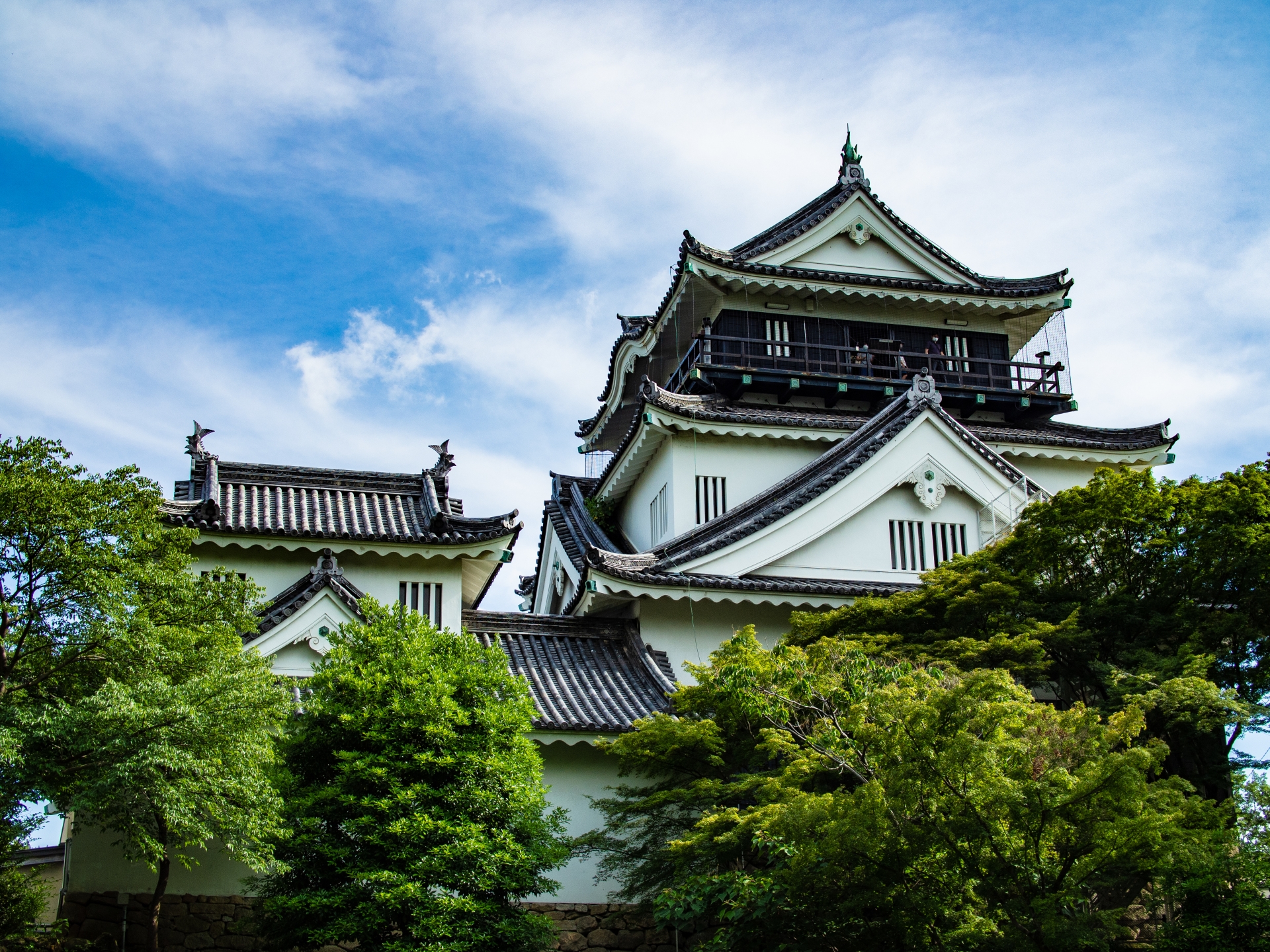 岡崎市の城の様子