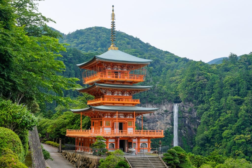 和歌山県那智勝浦町の様子