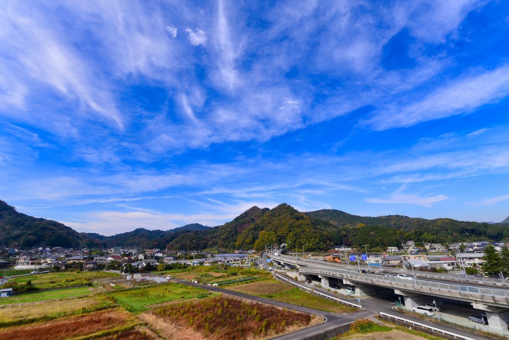 伊豆の国市長岡の風景の様子