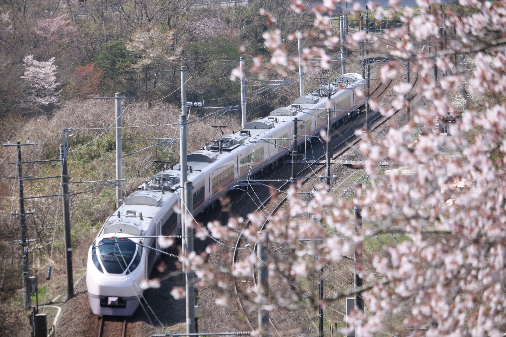 日立市のレールの様子