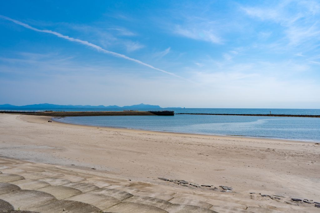 江口浜海浜公園の風景の様子