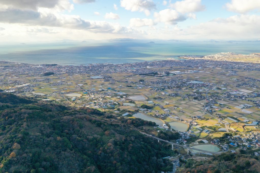 伊予市・松前町・松山市の風景の様子