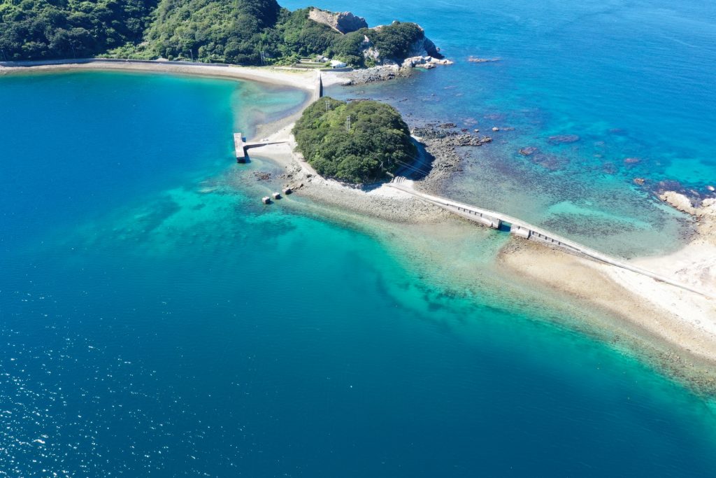 大島の風景の様子