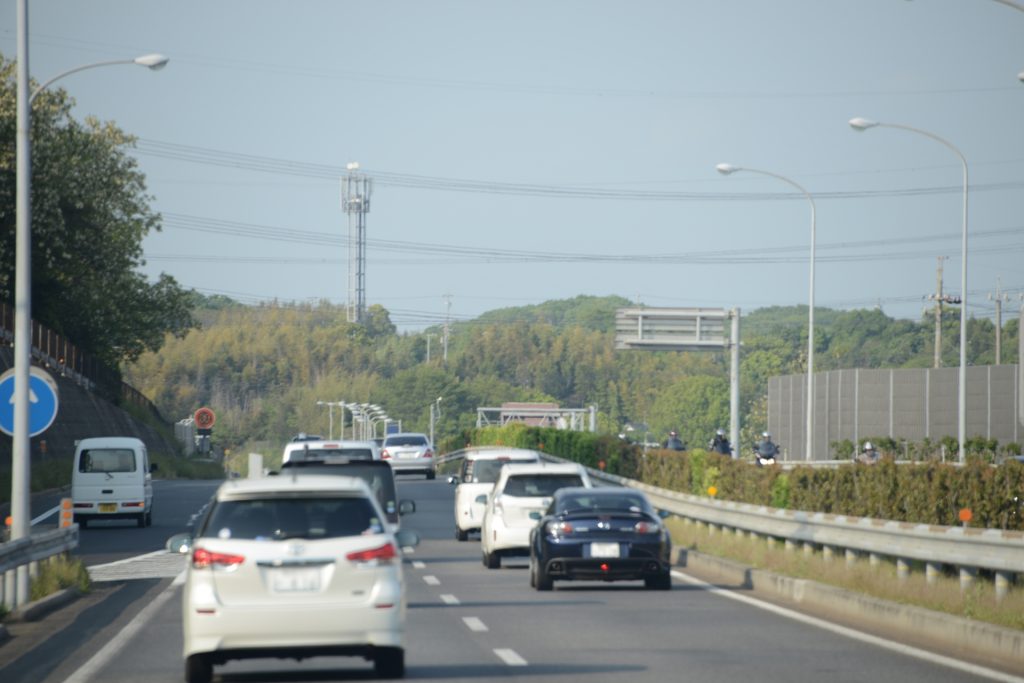 高速道路の様子