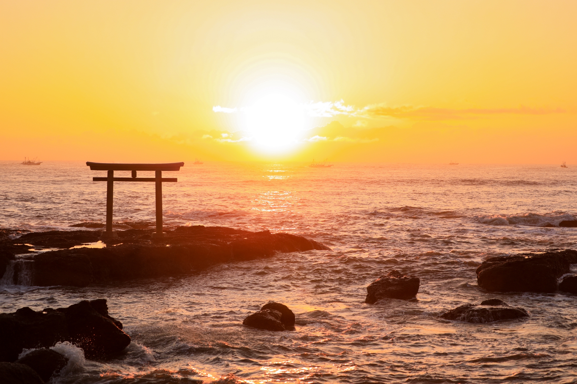 海の様子