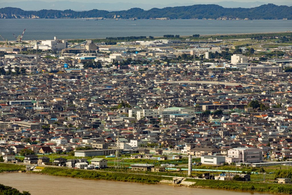 石巻市の様子