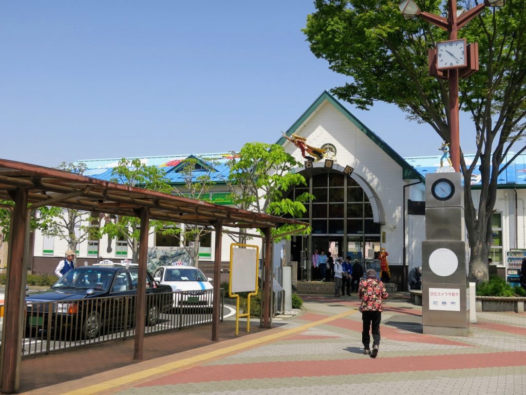 JR石巻線 石巻駅の様子