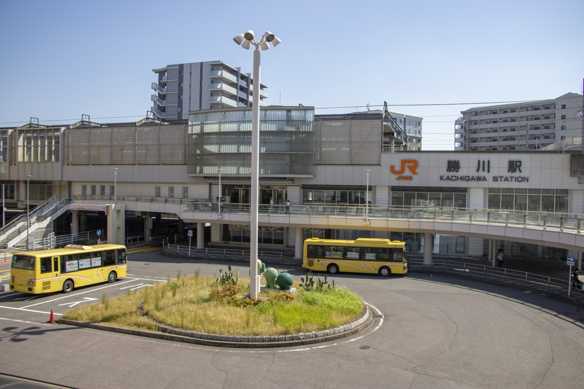 勝川駅の様子