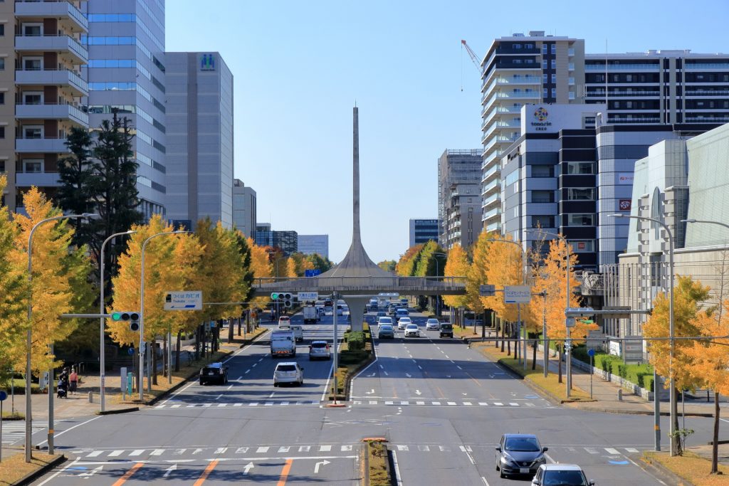 つくば市の様子