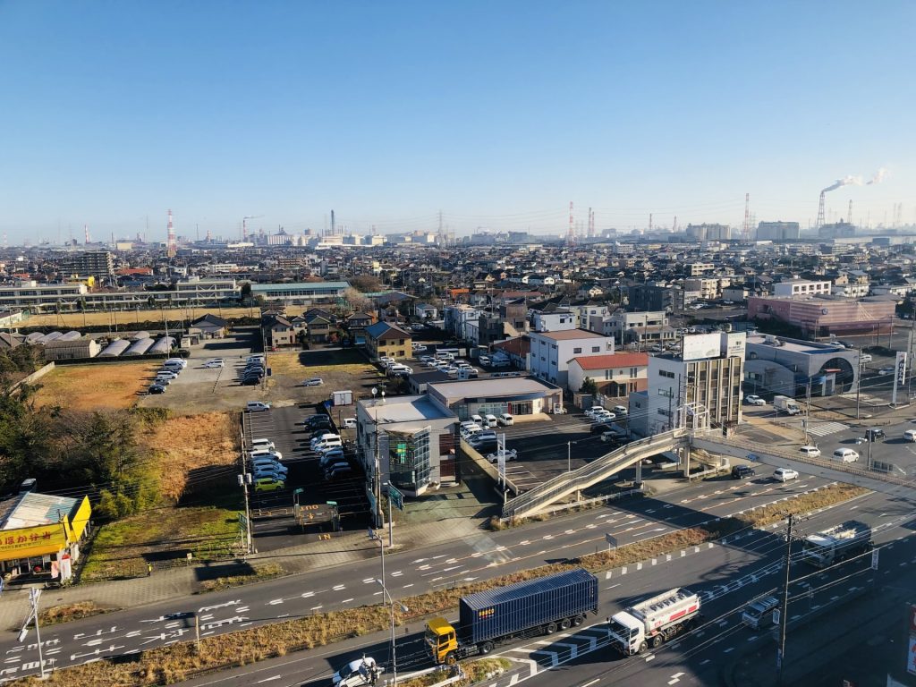 茨城県神栖市の街並みの様子