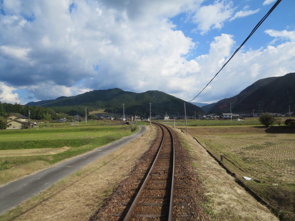 明知鉄道沿線の風景