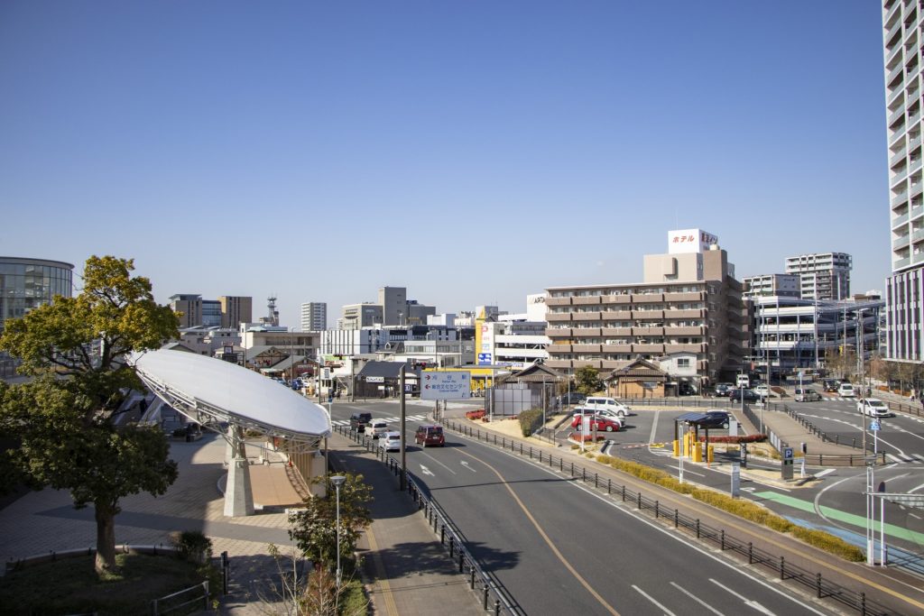 刈谷駅 都市風景の様子