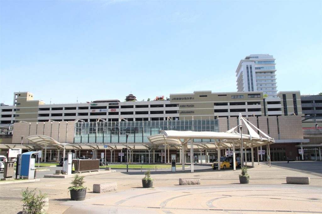 JR大分駅上野の森口(南口)の様子