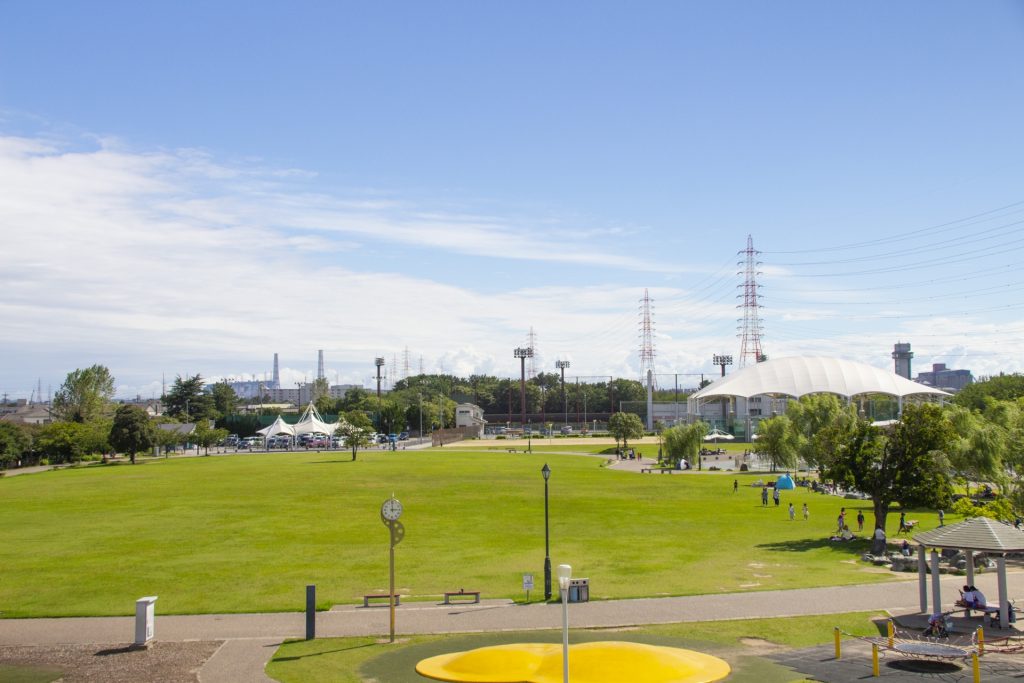 碧南市臨海公園の様子