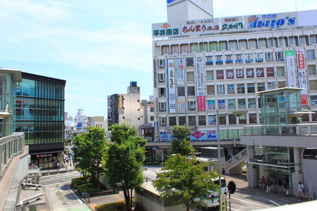 小田原市の中心地である小田原駅周辺エリア