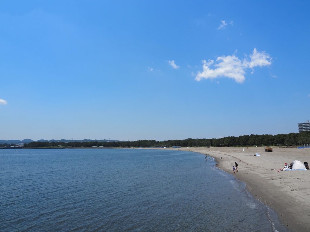 海の公園の様子