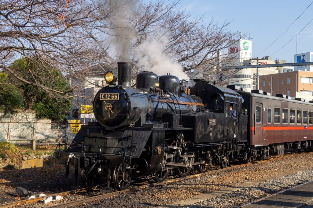 真岡鉄道・SLの様子