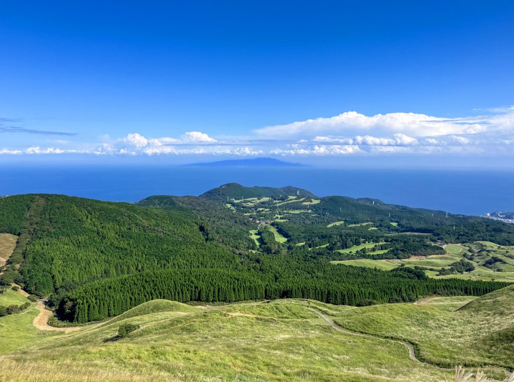 稲取細野高原(東伊豆)の様子