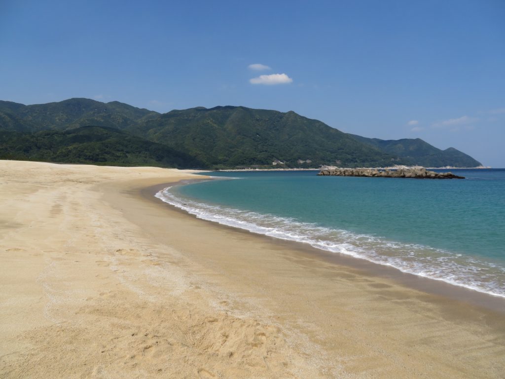 岸良海岸の様子