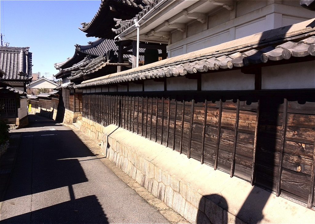 西尾市の路地の様子