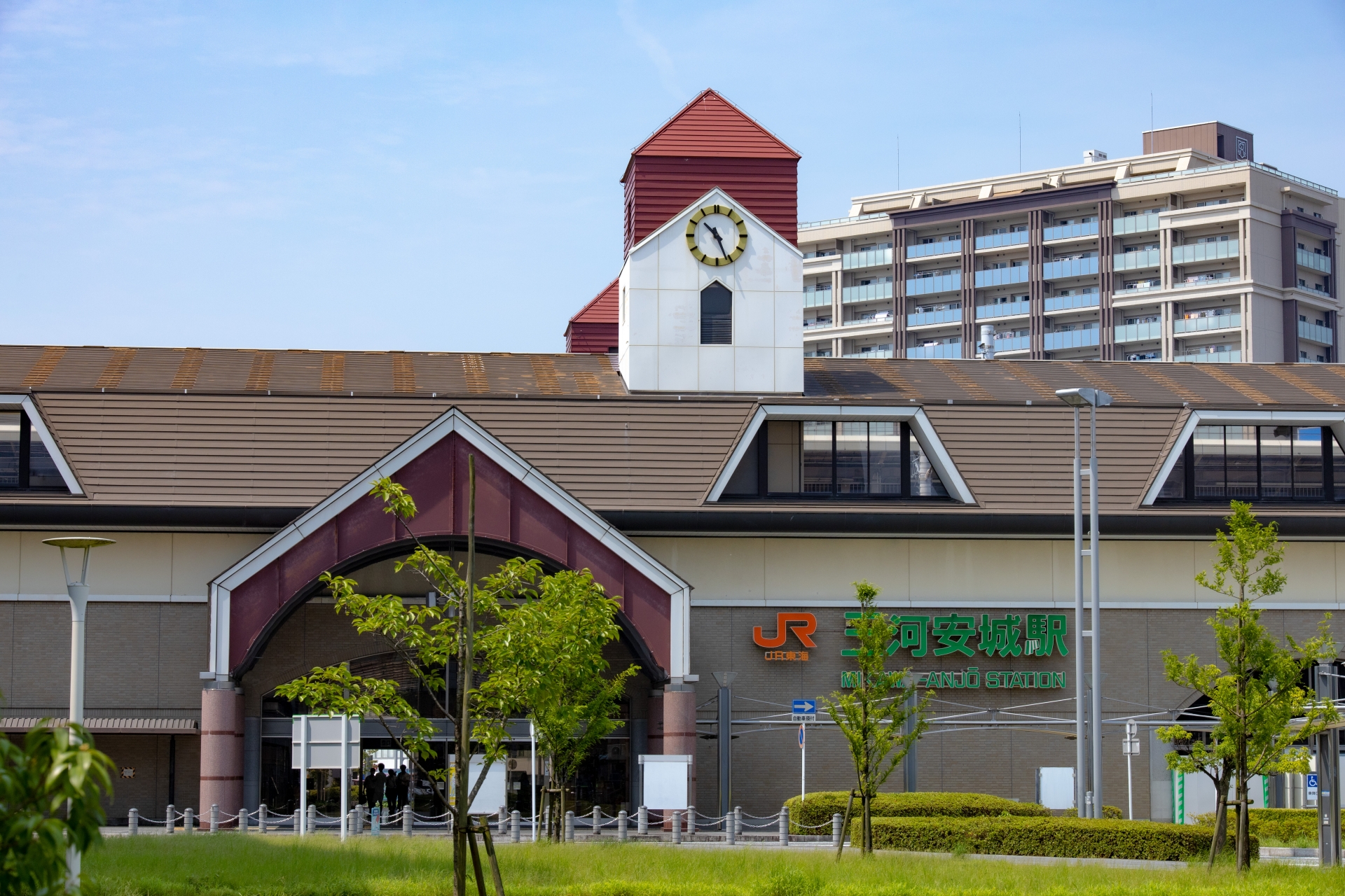 三河安城駅の様子