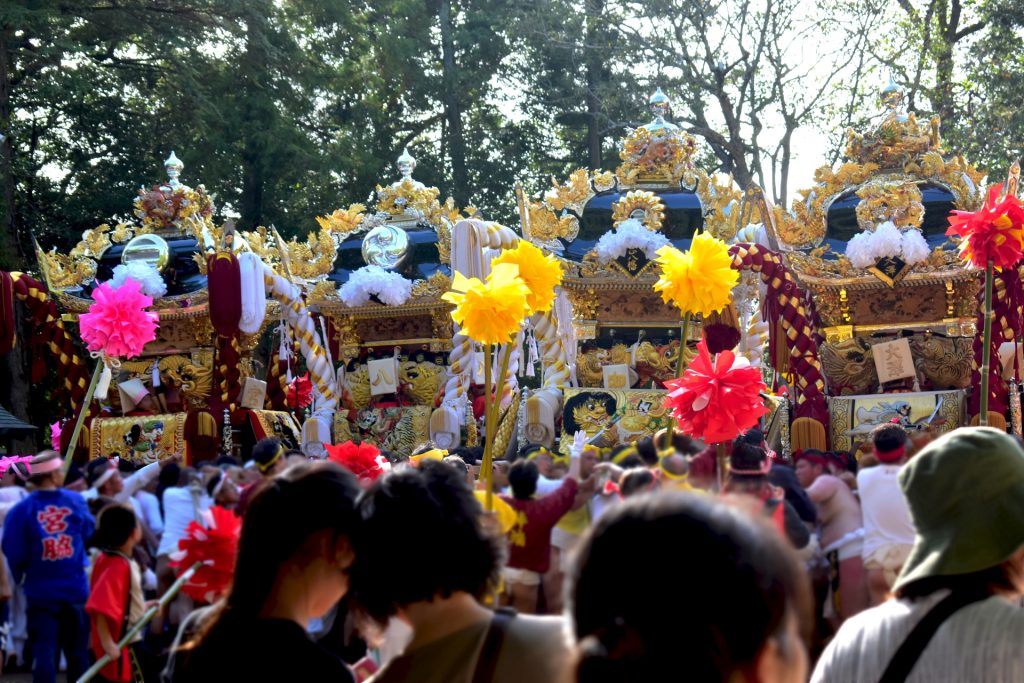 播州の秋祭りの様子