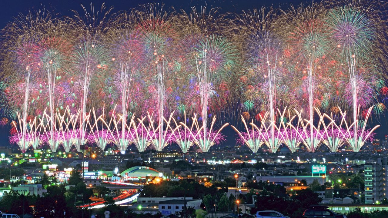 花火大会の画像