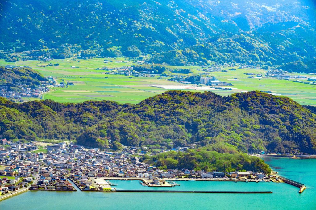 漁業と農業の糸島市の様子