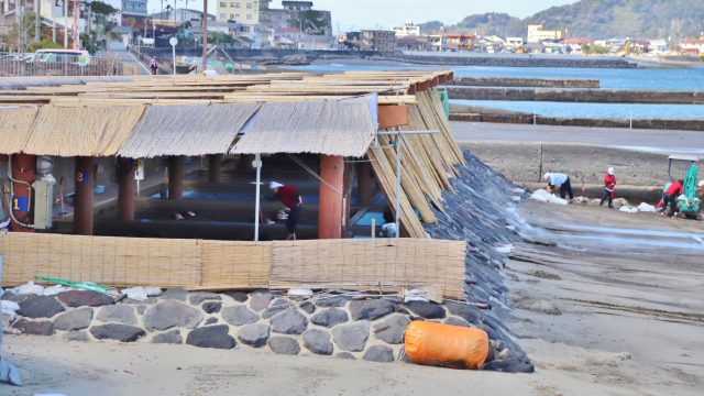 砂蒸し風呂の画像