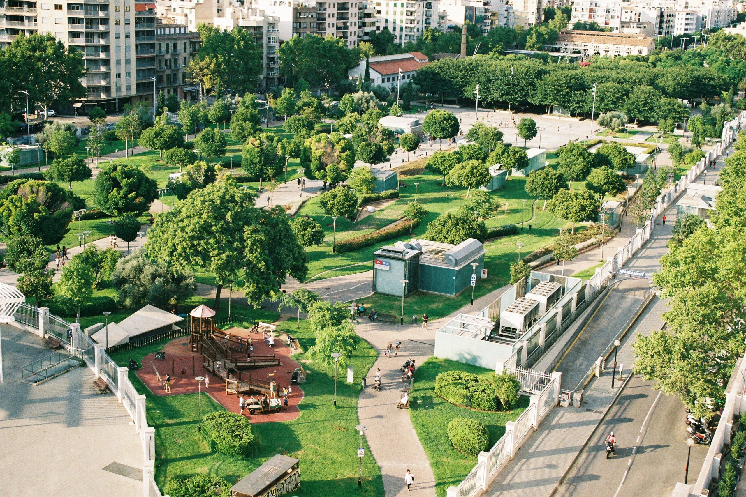 長久手市の公園の様子