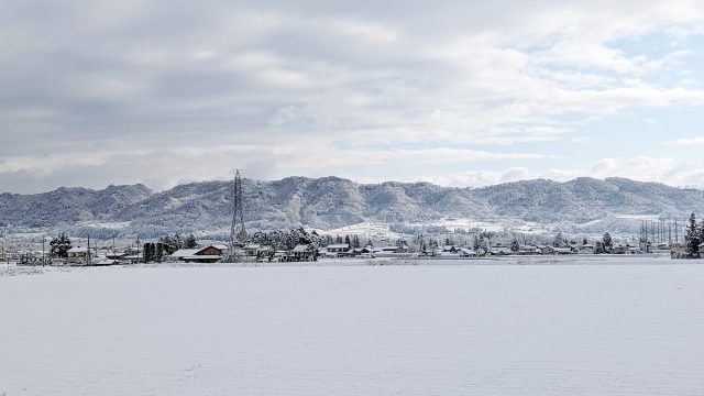 安曇野の冬