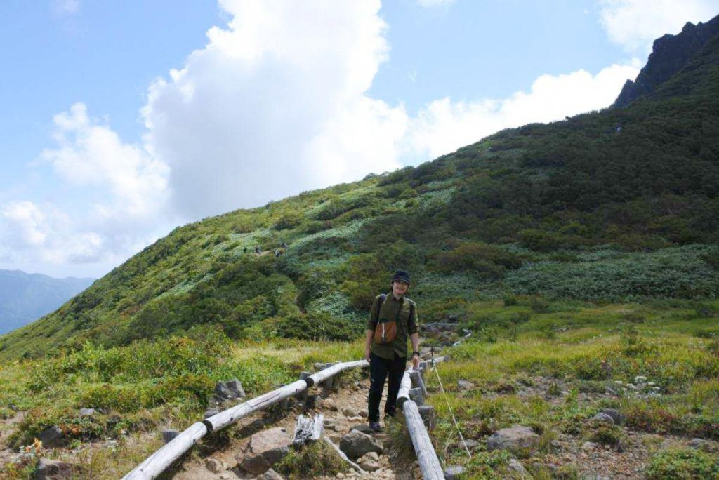 移住前の登山の様子